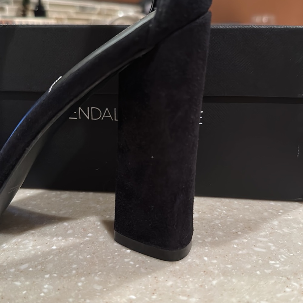 New in box! Kendall + Kylie black strap heels - Picture 5 of 7